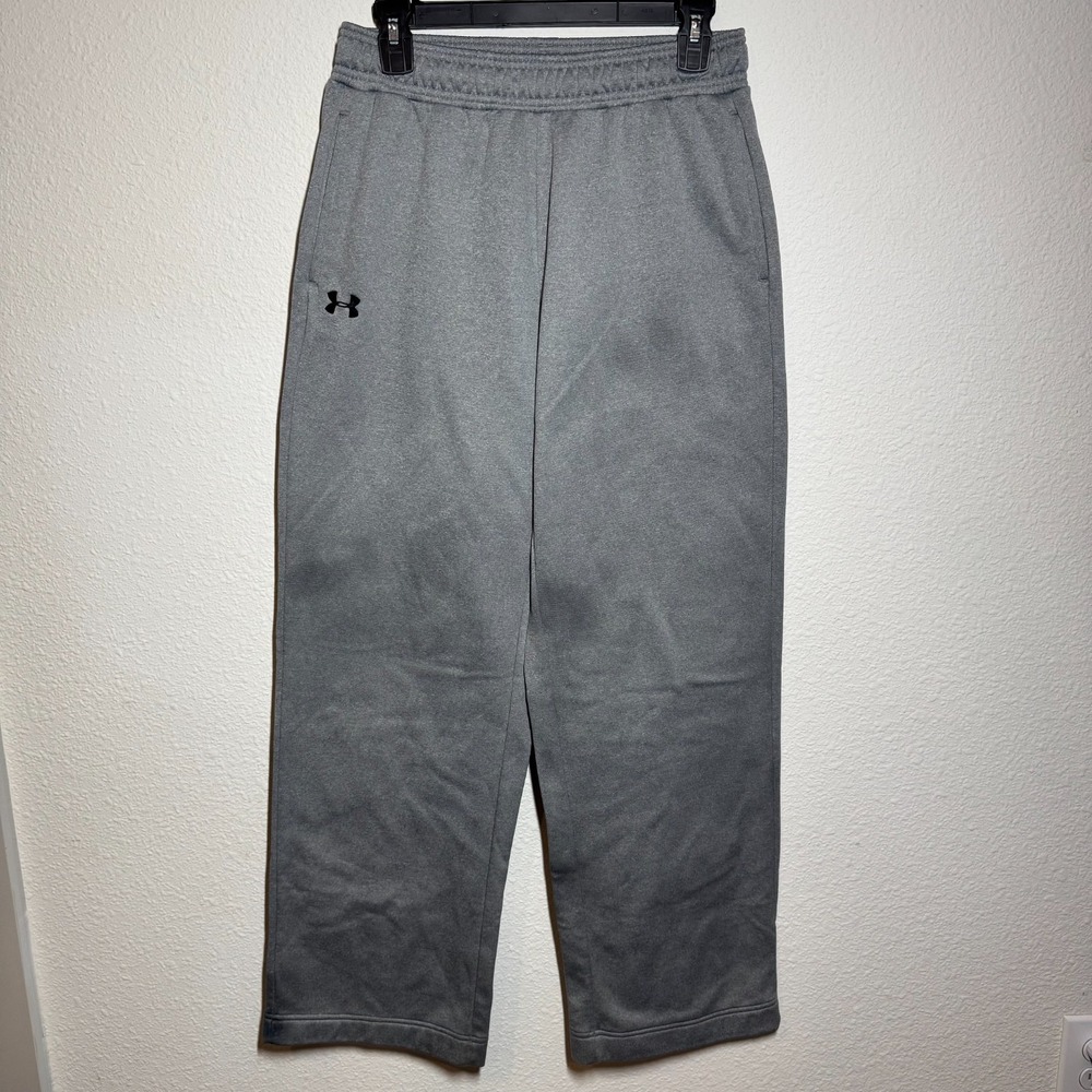 Under Armour Storm Sweatpants Womens Small Gray Fleece Lined Training Athleisure